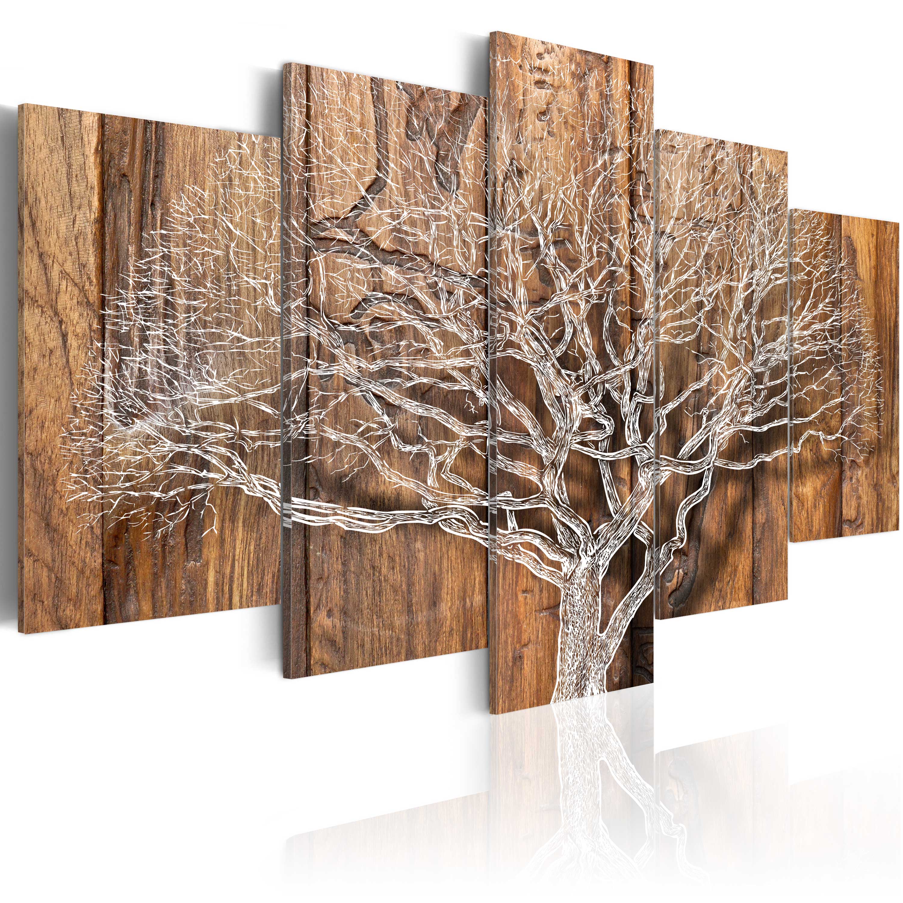 LARGE CANVAS WALL ART PRINT + IMAGE + PICTURE + PHOTO TREE WOOD b-C