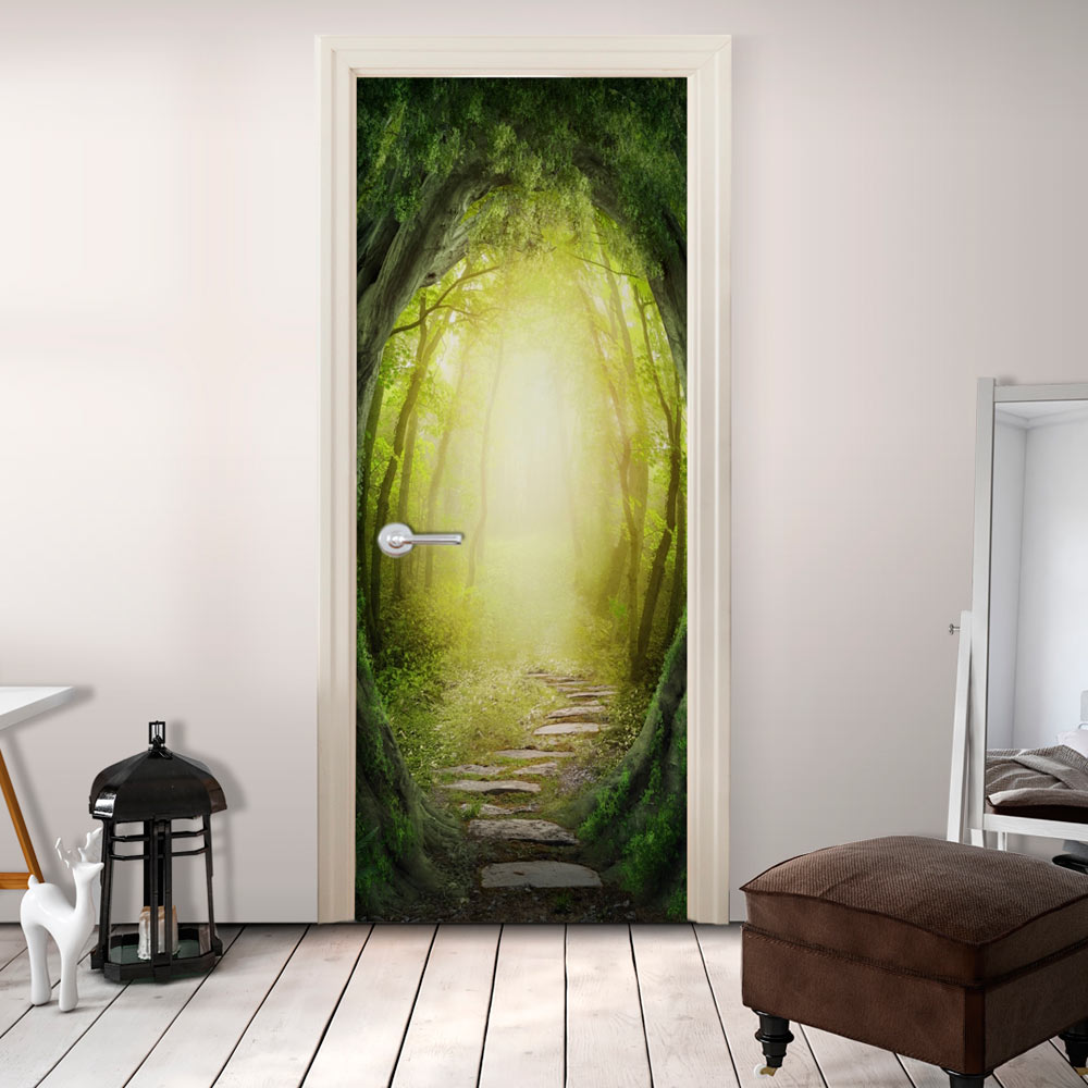Photo wallpaper on the door - The Forest of Fantasy - 100x210