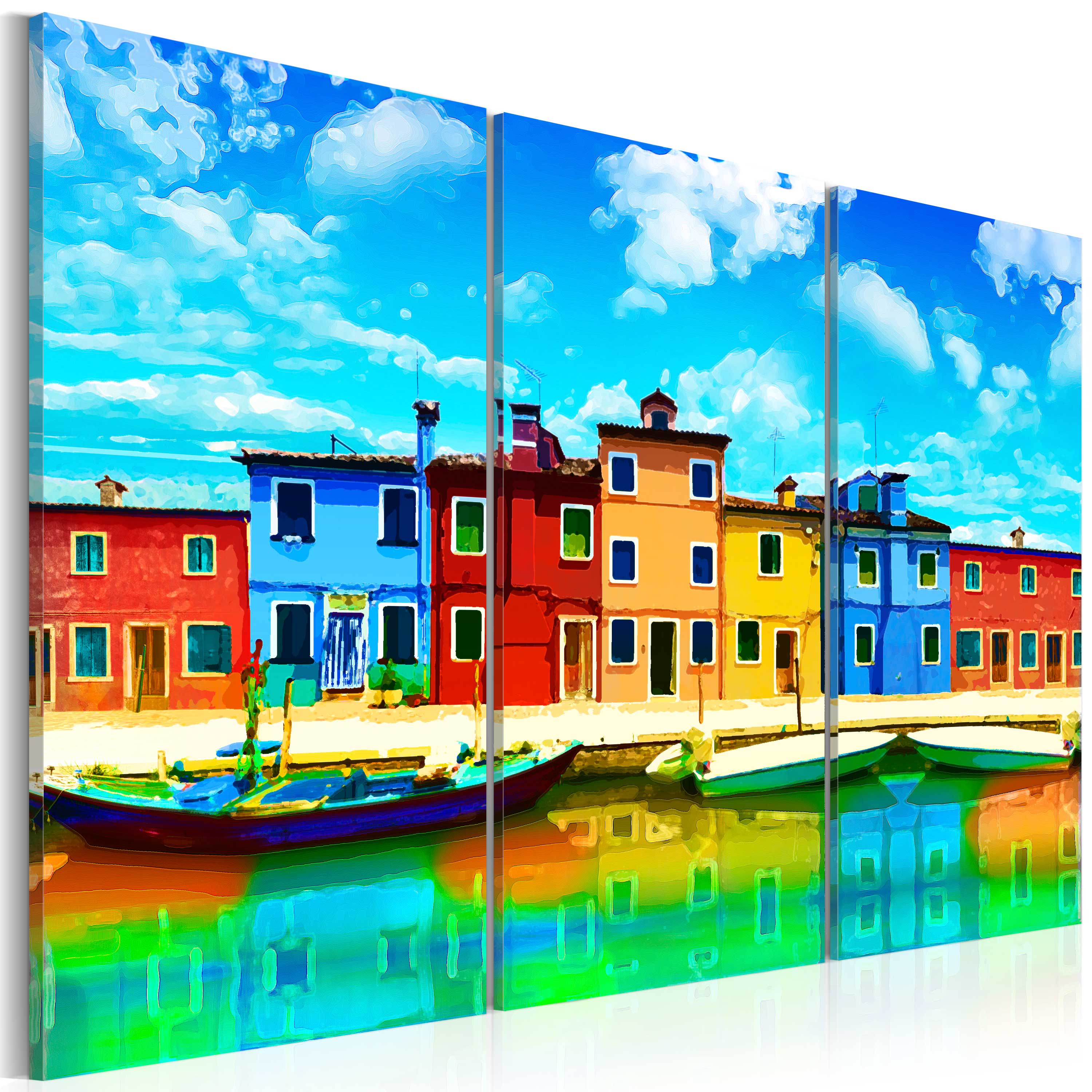 Canvas Print - Sunny morning in Venice - 90x60
