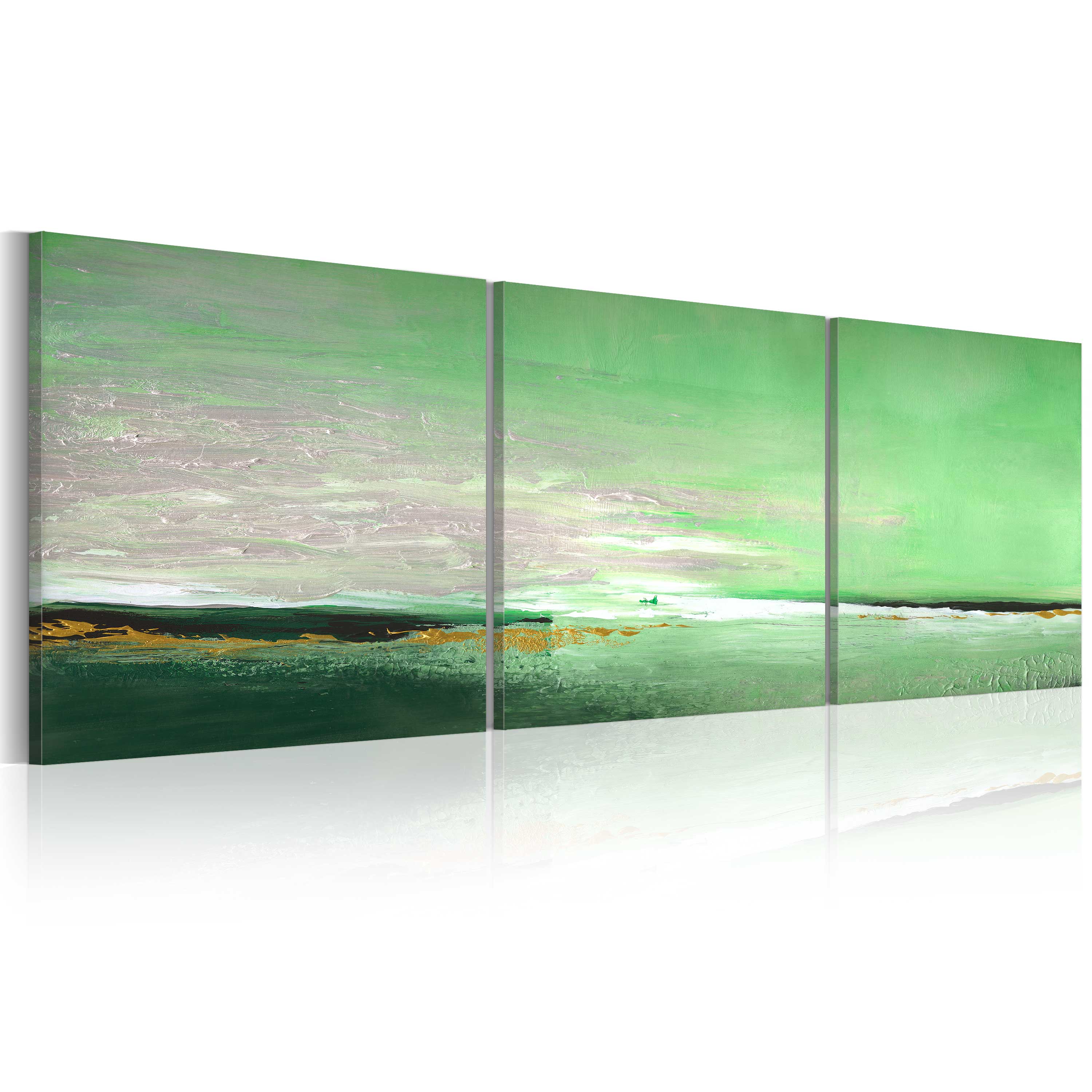 Handmade painting - Sea-green coast - 150x50