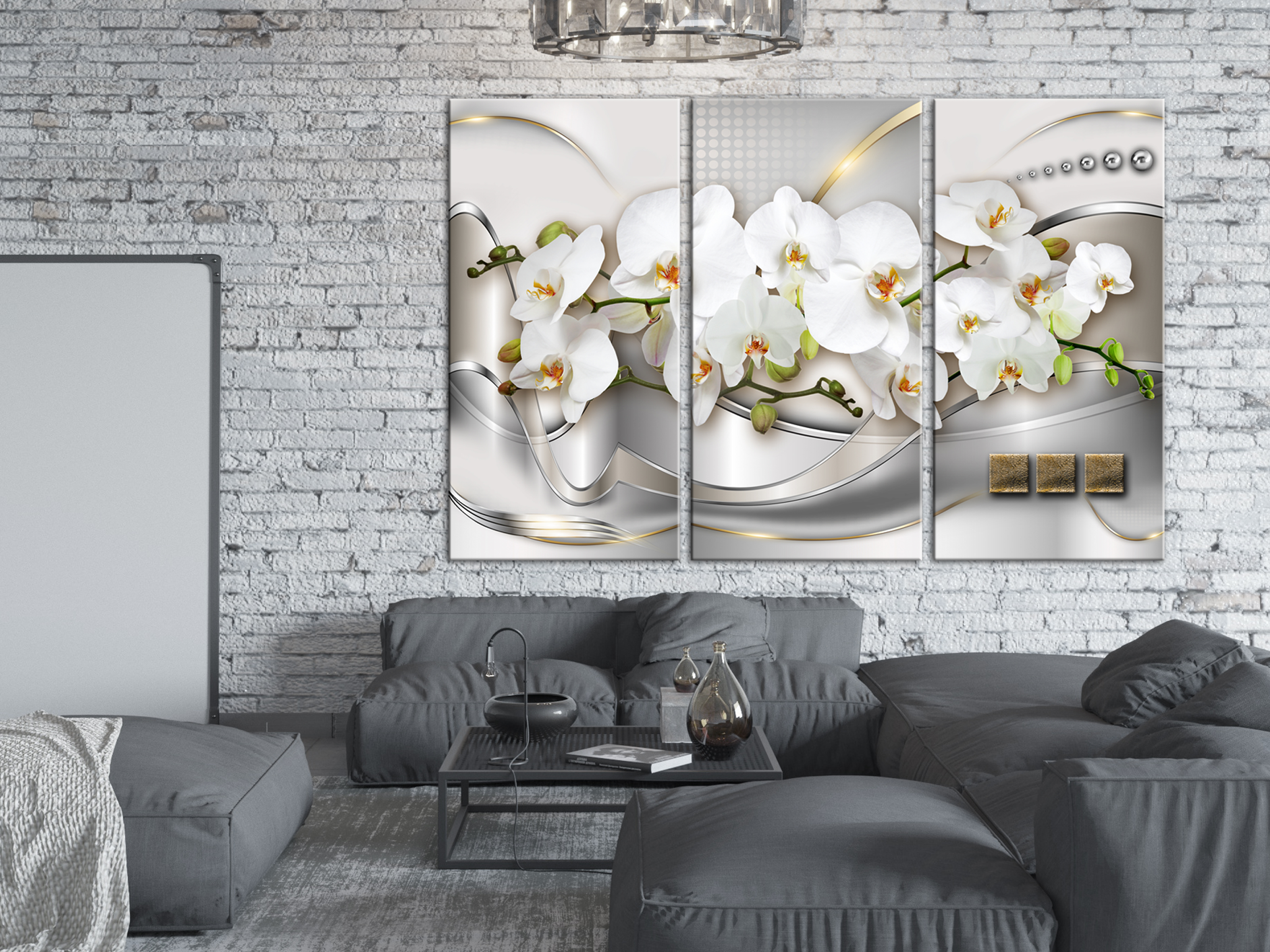 Wandbilder Xxl Blumen Orchidee Abstraktes Leinwand Bild Wohnzimmer B C 0194 B F