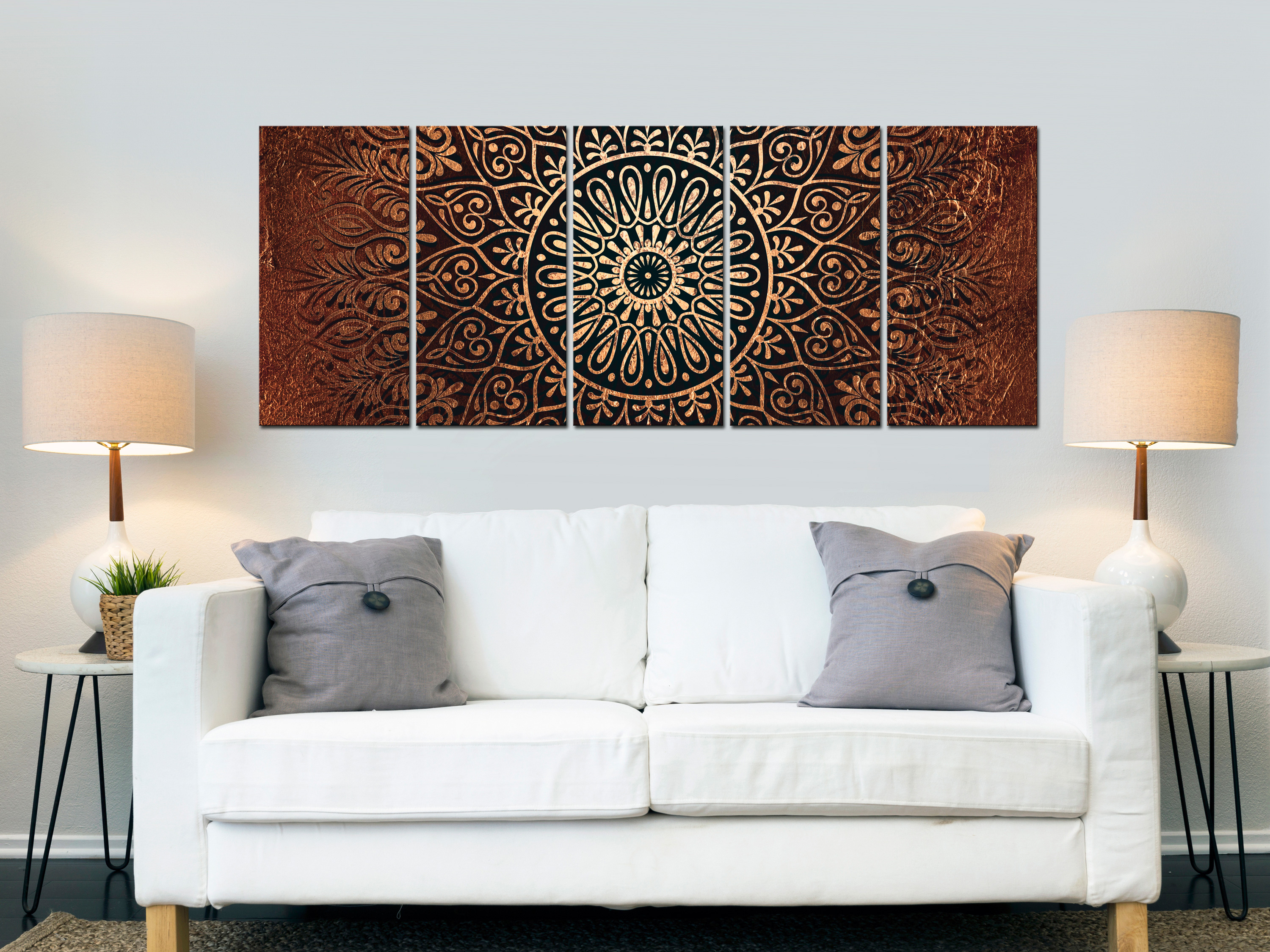 MANDALA ORNAMENTE ORIENT Wandbilder Xxl Bilder Vlies Leinwand F-A-0632 ...