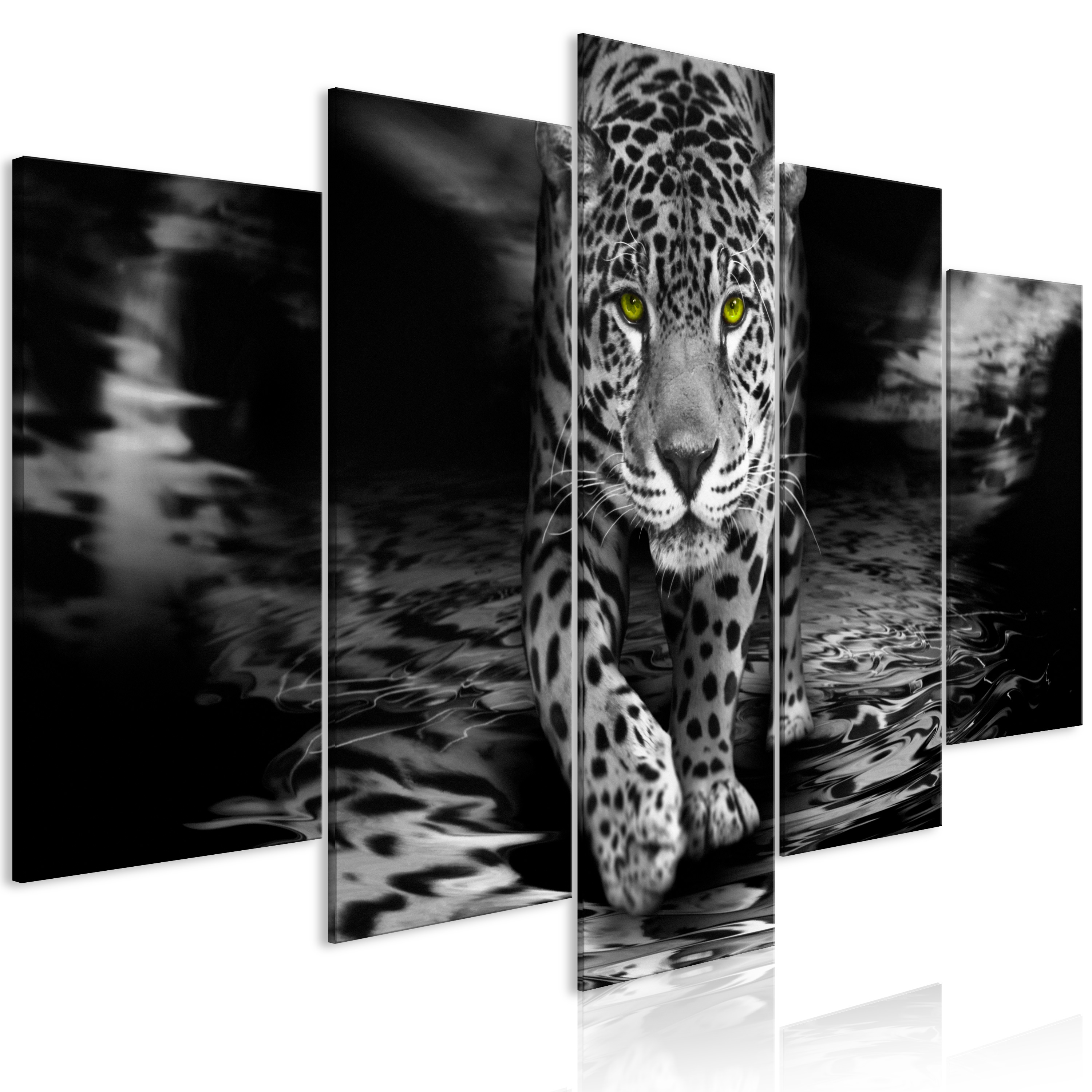 LEOPARD LAMPART Canvas Wall Art Image Photo Print g-A-0226-b-n | eBay