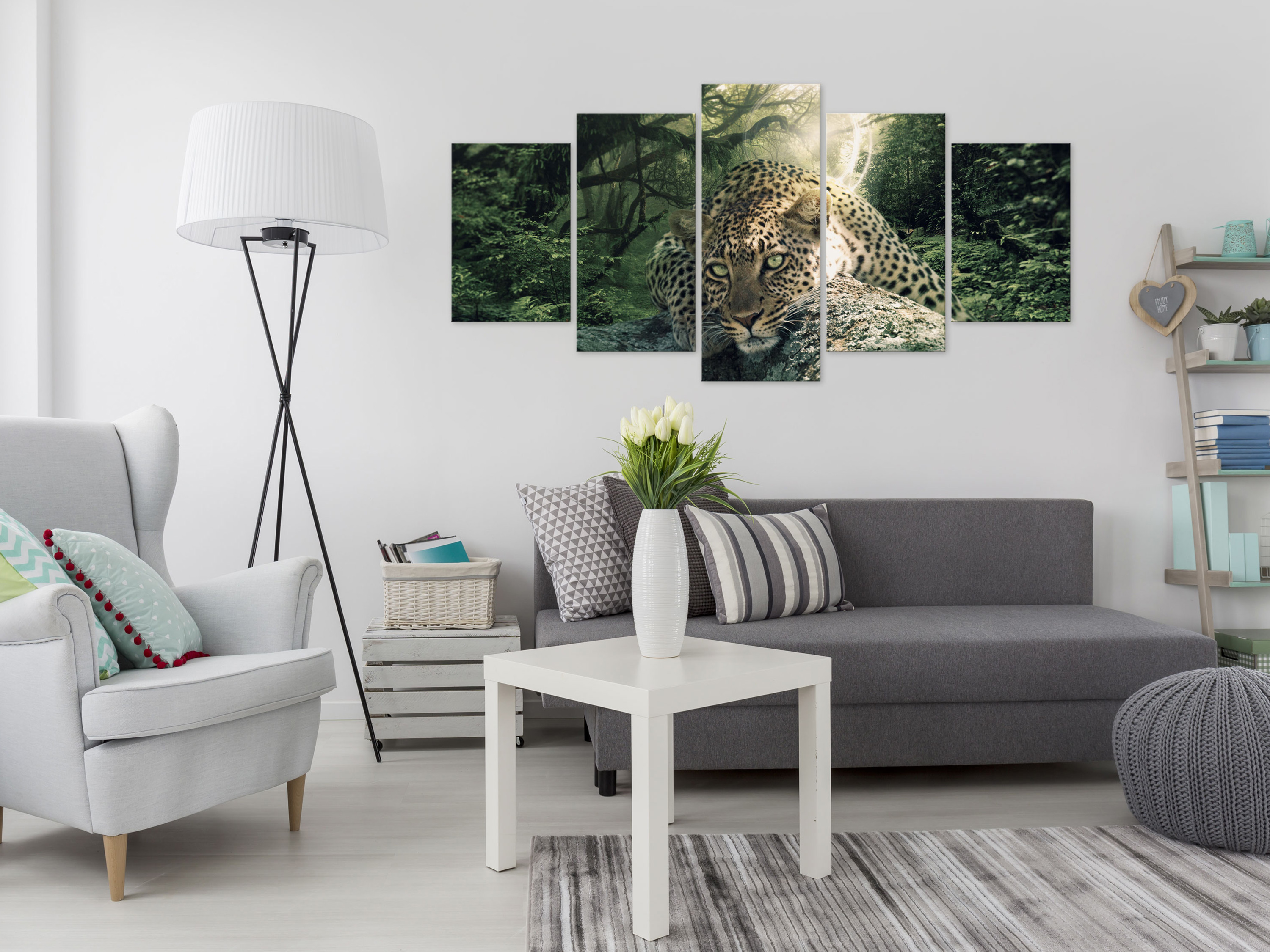 Tiere Wald Lampard Leopard Wandbilder Xxl Bilder Vlies Leinwand G C 0075 B N Ebay