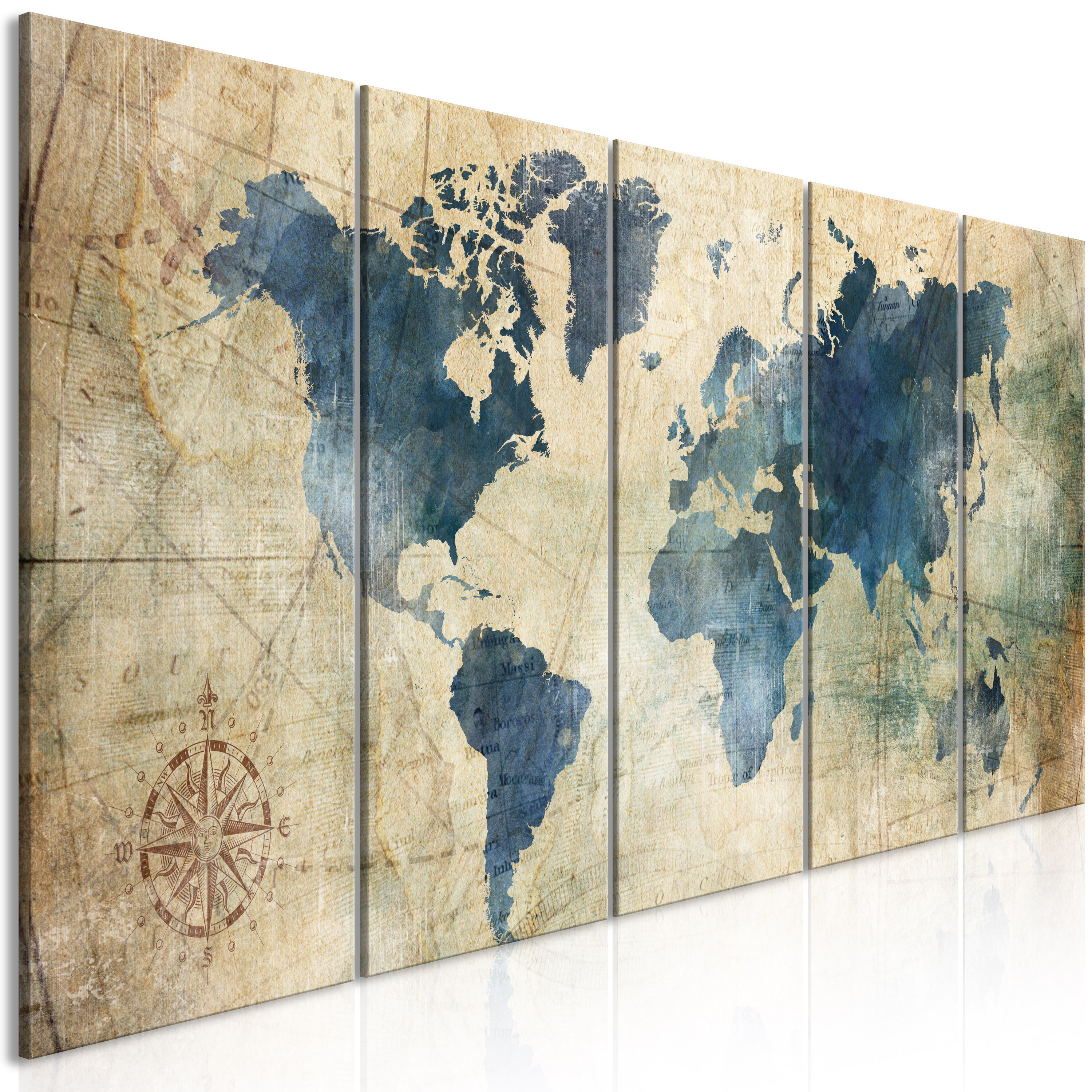 world map canvas print framed wall art picture image k a