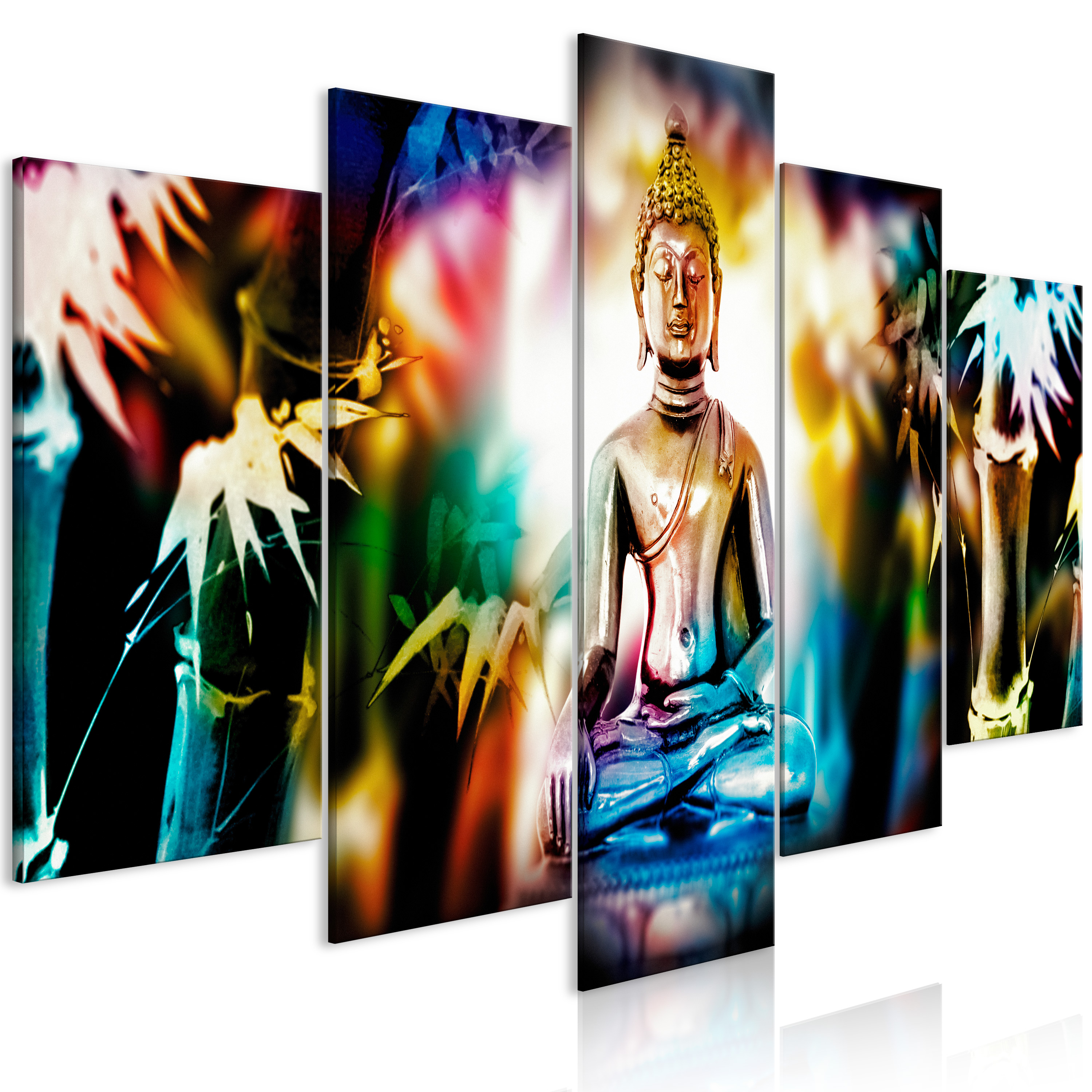 Budda Oriente Zen Quadro su Tela TNT Stampe Immagini Murale Quadri p-A-0038-b-n