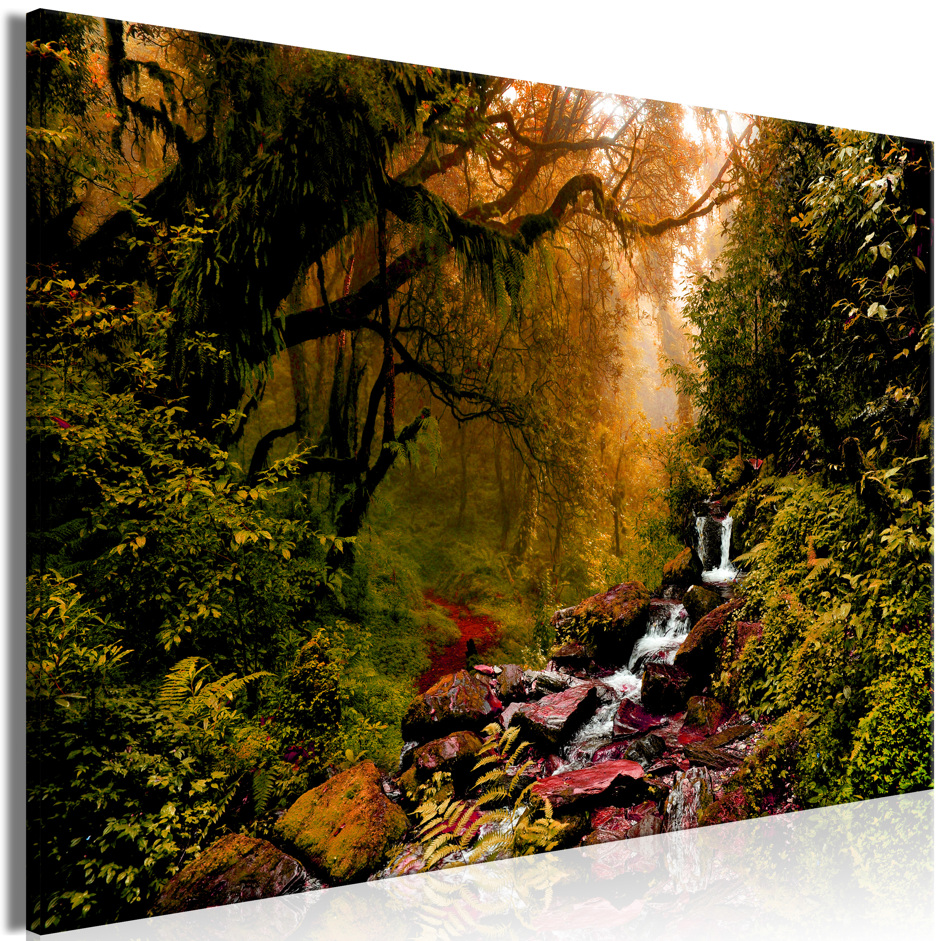 XXXL Wandbild Wald Natur  Riesenformat Leinwandbild  DIY 