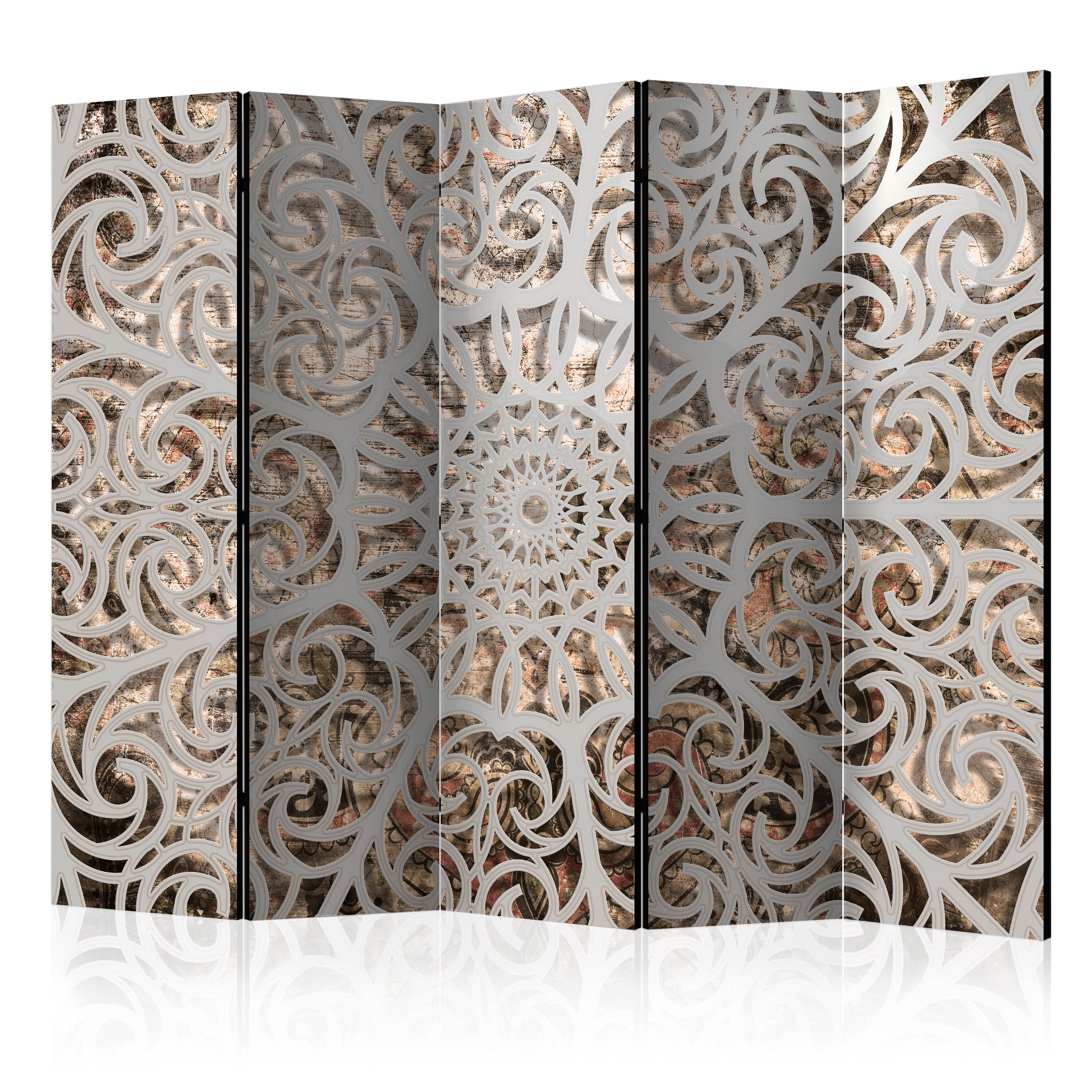 DECORATIVE PHOTO FOLDING SCREEN WALL ROOM DIVIDER ABSTRACT m-C-0242-z-b ...