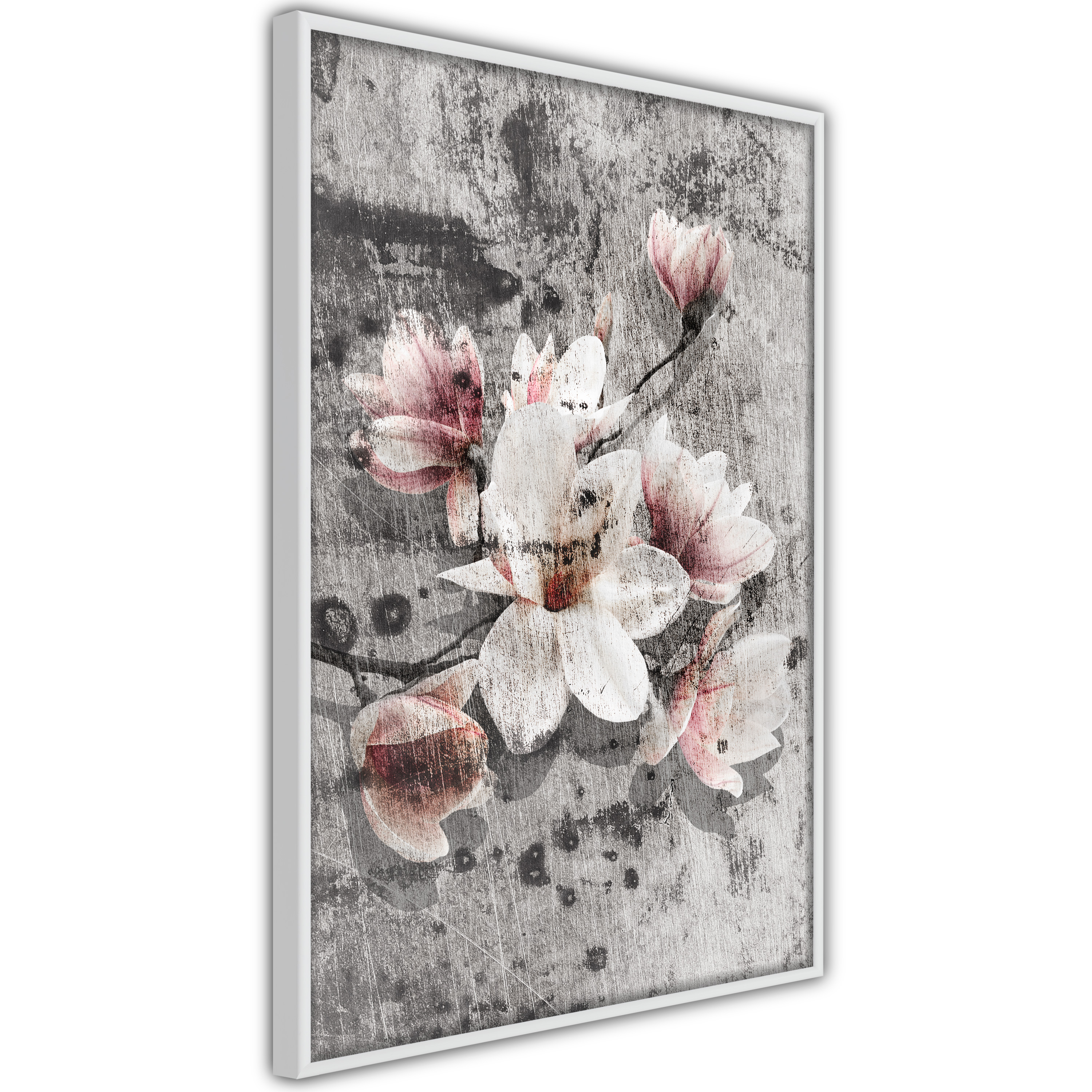 Poster - Flowers on Concrete - 40x60