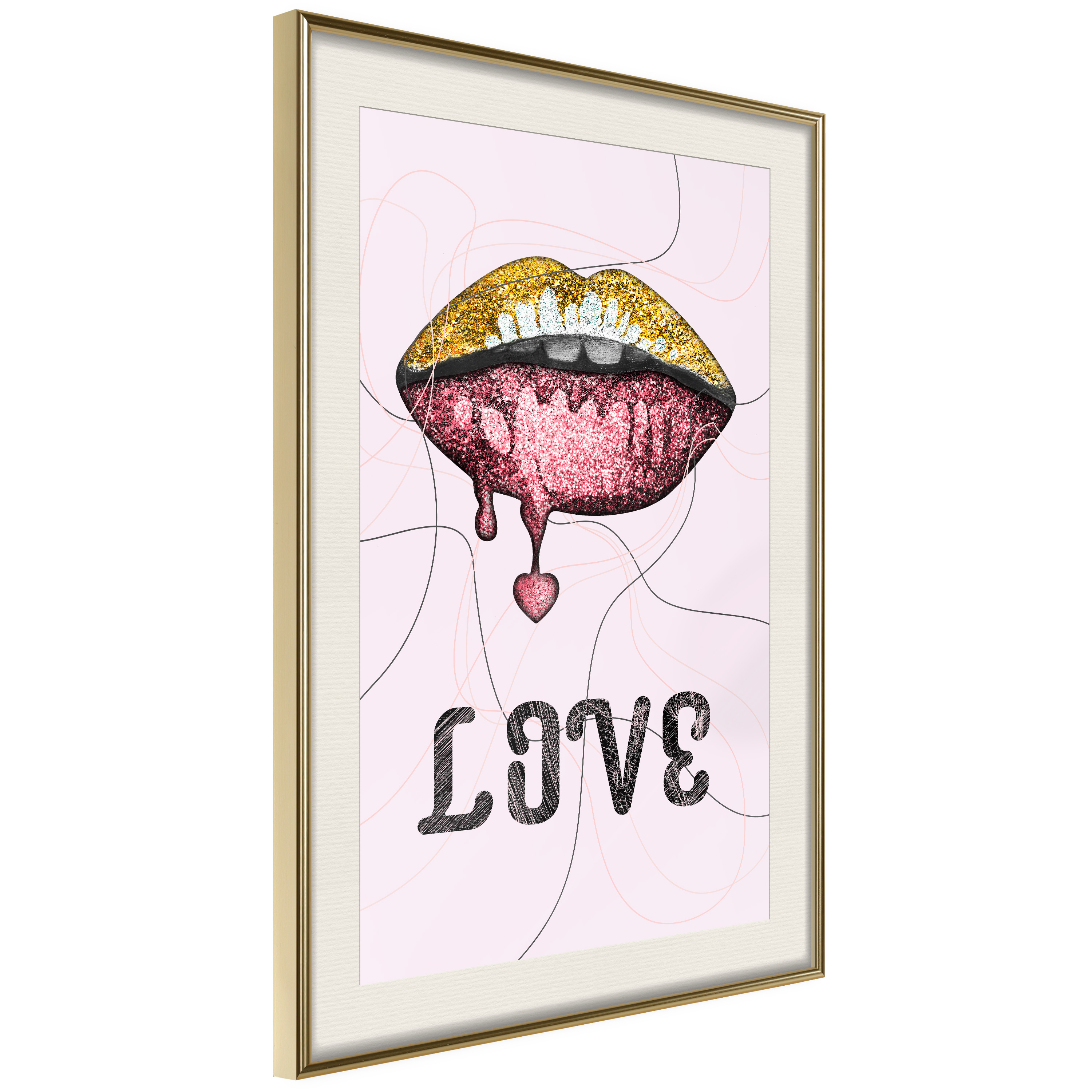 Poster - Lip Gloss and Love - 30x45